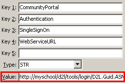 Configuration File Maintenance - WebServiceURL setting (value cutdown, portal)