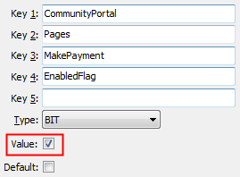 MakePayment - EnabledFlag configuration setting