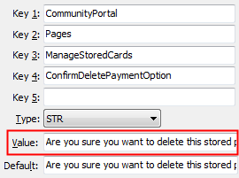 ManageStoredCards - ConfirmDeletePaymentOption configuration setting