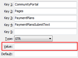 PaymentPlans - PaymentPlansSubmitText configuration setting