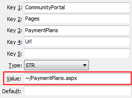PaymentPlans - URL configuration setting