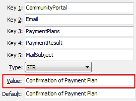PaymentResult - MailSubject configuration setting