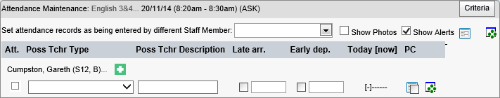 Attendance Maintenance (synweb, v64)