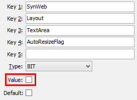 AutoResizeFlag configuration setting