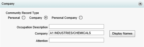 Community Maintenance -  Company bar (synweb)