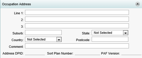 Community Maintenance - Occupation Address bar (synweb, cut down)