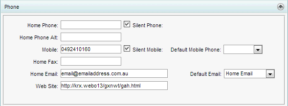 Community Maintenance - Phone bar (synweb)