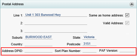Community Maintenance - Postal Address bar (synweb, v66)