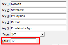 Configuration File Maintenance - FromMonthsAgo configuration setting