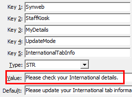 Configuration File Maintenance - InternationalTabInfo