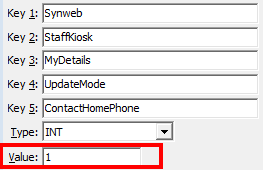 Configuration File Maintenance - UpdateMode - ContactHomePhone configuration setting