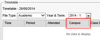 Create Absence Events window (synweb, Campus, wn66)