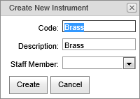 Create New Instrument (synweb)