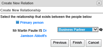 Create New Relationship (graphical update, cut-down)