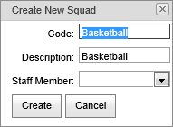 Create New Squad window (synweb)