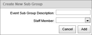 Create New Sub Group (synweb)