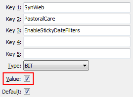 EnableStickyDateFilters - Configuration setting