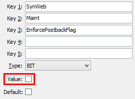 EnforcePostbackFlag configuration setting