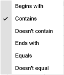 Filtering grids - pin icon options (synweb)