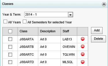 Learning Area Maintenance - Classes bar (synweb, cut down)