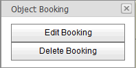 Object Booking menu (synweb)