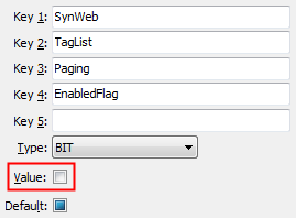 Paging - EnabledFlag configuration setting