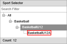 Sport Selector (Sports Maintenance, team selection, synweb)