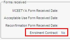 Student Maintenance - Personal bar (enrolment contract highlight, what's new v2.63, synweb)