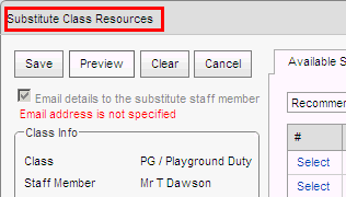 Substitute Class Resources (title highlight, what's new v2.63, synweb)