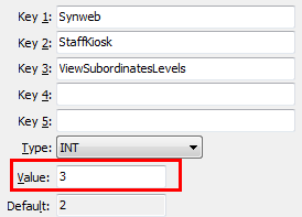 ViewSubordinatesLevels configuration setting