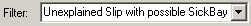 Absence Events Maintenance window (Filter field)