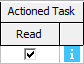 Actioned task (Read selected)