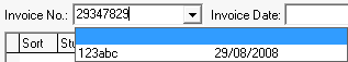 Agent Commission Schedule Maintenance window (Invoice No.)