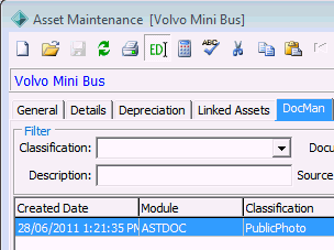 Asset Maintenance - DocMan tab (cut down)