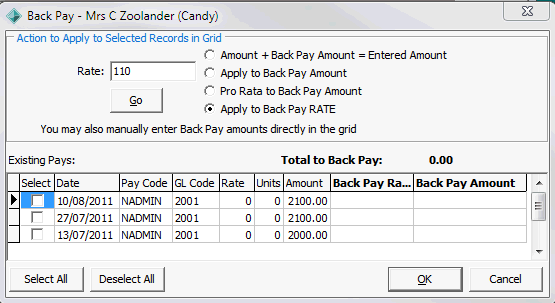 Back Pay