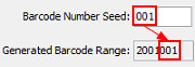 Barcode Number Seed number (Creating Object Children, cut down)