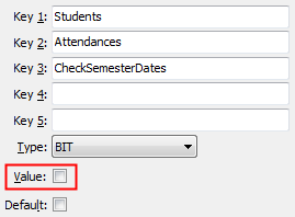 CheckSemesterDates - configuration setting