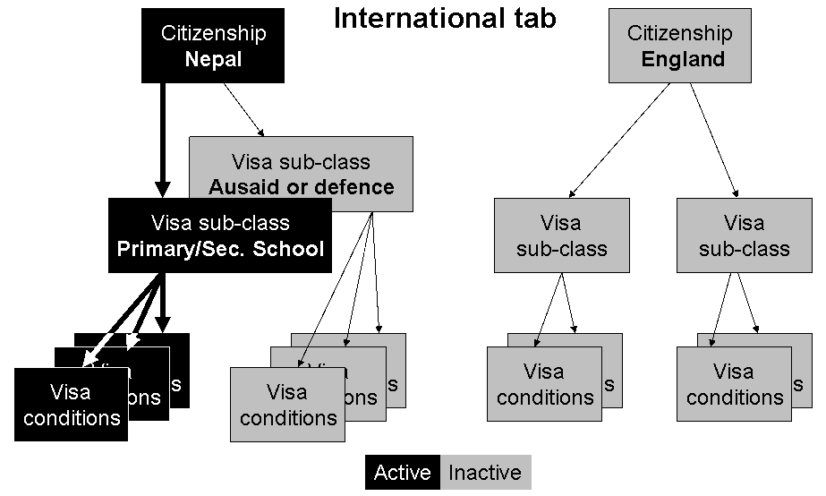 Citizenship (passport), visas subclasses and visa conditions