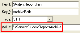 Configuration File Maintenance (ArchivePath)