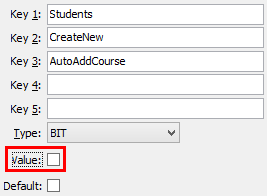 Configuration File Maintenance (AutoAddCourse)