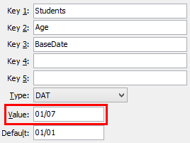 Configuration File Maintenance (BaseDate, 01-07)