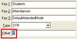 Configuration File Maintenance (DefaultAttendedMode)