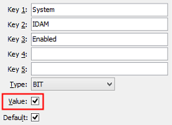 Configuration file maintenance (IDAM - enabled configuration setting)