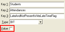 Configuration File Maintenance (LateAndNotPresentWriteLateTimeFlag)