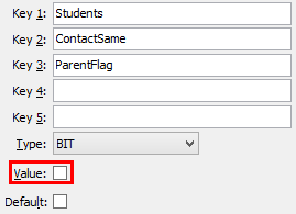 Configuration File Maintenance (ParentFlag)