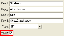 Configuration File Maintenance (ShowClassStatus)
