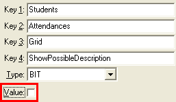 Configuration File Maintenance (ShowPossibleDescription)