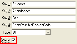 Configuration File Maintenance (ShowPossibleReasonCode)