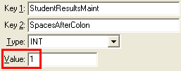 Configuration File Maintenance (SpacesAfterColon)