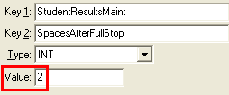 Configuration File Maintenance (SpacesAfterFullStop)